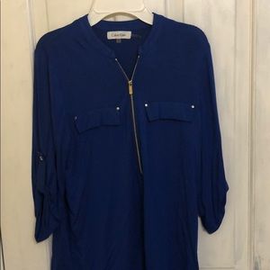 Calvin Klein blue dress shirt
